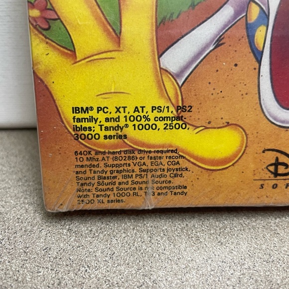 SEALED Roger Rabbit in Hare Raising Havoc Disney Software 1991 Big Box IBM PC - Picture 2 of 8